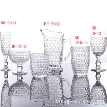 Glasbecher-Sets der Classic Honeycomb-Serie